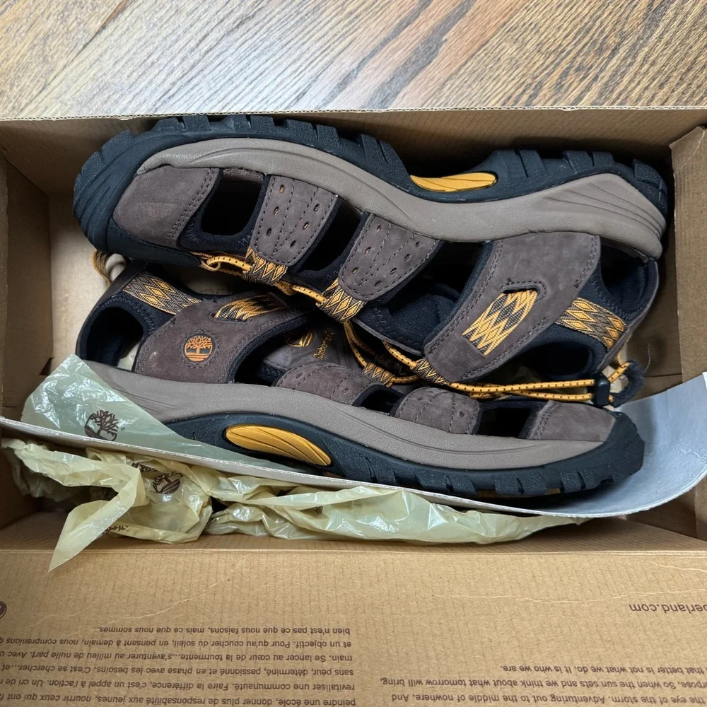 Timberland Men's Brown Sport Sandals Belknap US 11 New in Box
